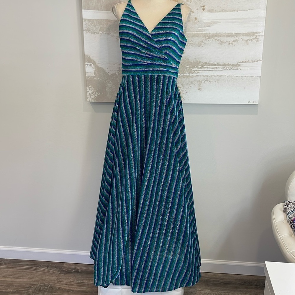 DRESS THE POPULATION MAXI DRESS (NWT)